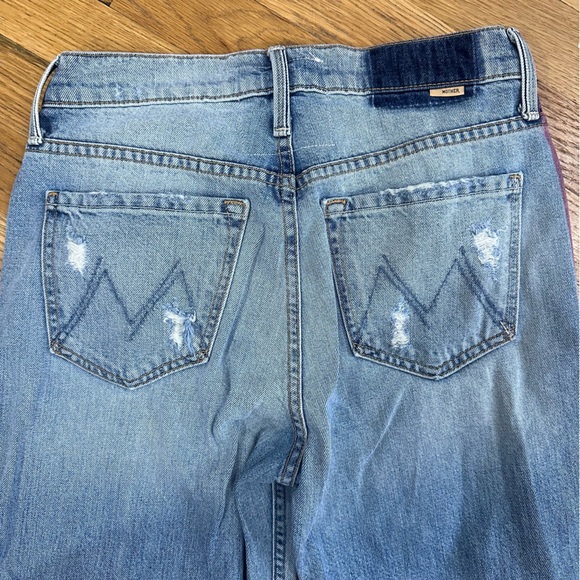MOTHER Jeans | Mother The Trasher Distressed Baggy Fit Streetwear Ankle Crop - Picture 12 of 14